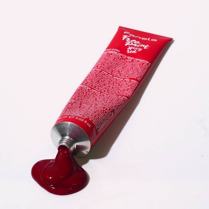 Ημιμόνιμη βαφή μαλλιών Spicy Red Free paint