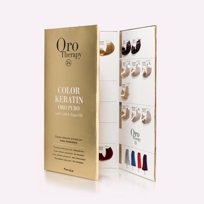 Χρωματολόγιο για βαφές μαλλιών χωρίς αμμωνία Oro Therapy Color