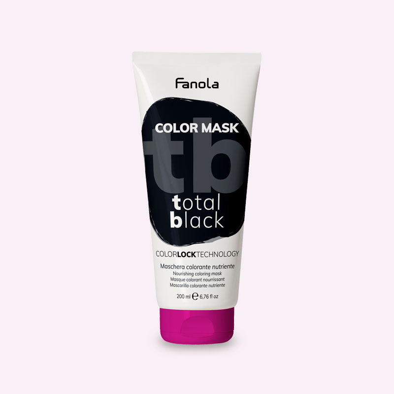 Μάσκα με χρώμα Μαύρο 200ml Fanola Color Mask